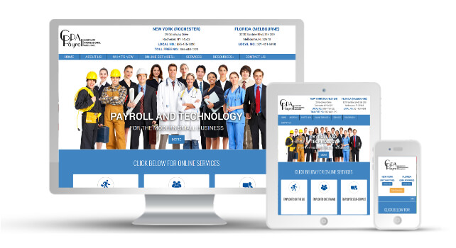 Website Design For Payroll Client